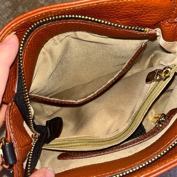 Brand New Valentina Genuine Leather Chain Convertible Handbag Crossbody Purse - Picture 14 of 16